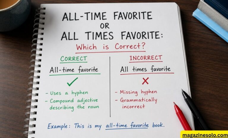 All-Time Favorite or All Times Favorite: Which is Correct?