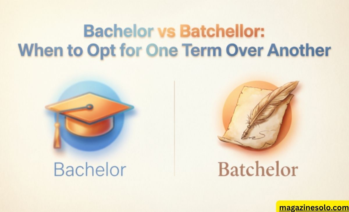 Bachelor vs Batchelor: When to Opt for One Term Over Another