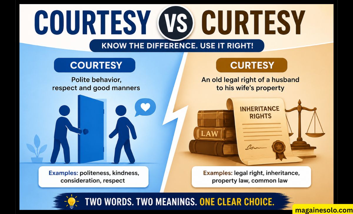 Courtesy vs Curtesy: When to Opt for One Term Over Another