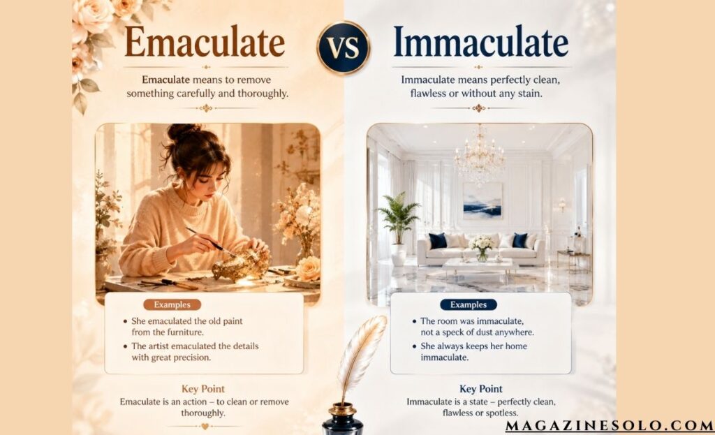 Emaculate vs Immaculate