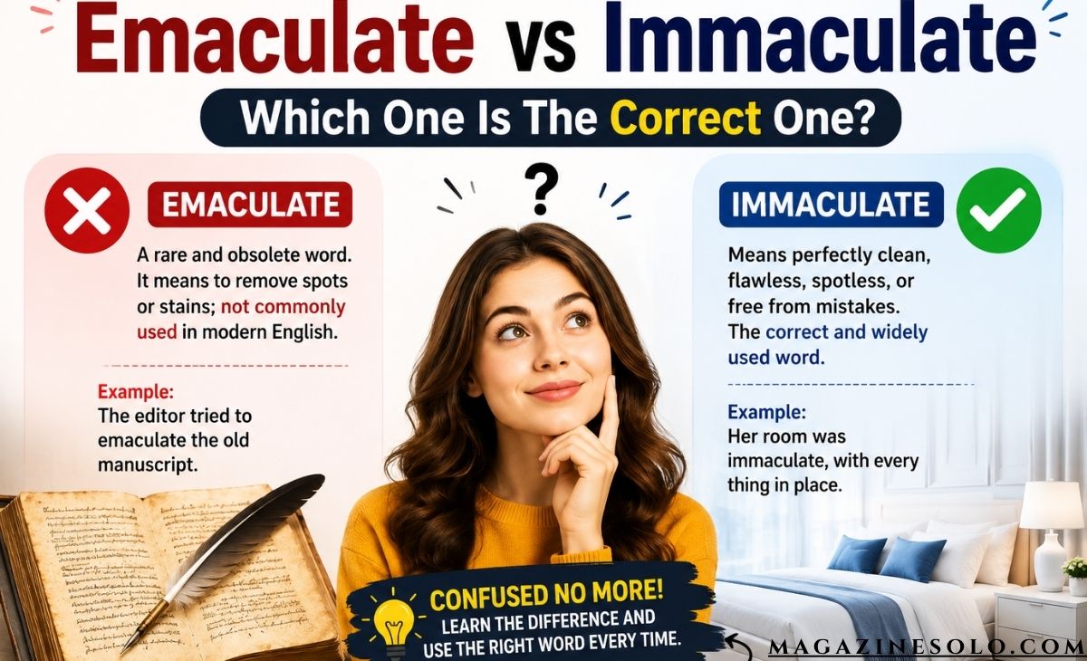 Emaculate vs Immaculate: Which One Is The Correct One?