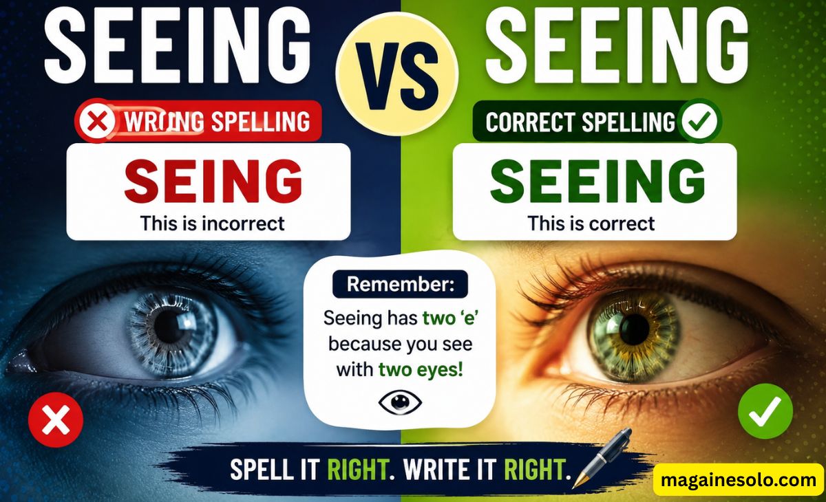 Seing Vs Seeing: What's The Correct Spelling To Use?
