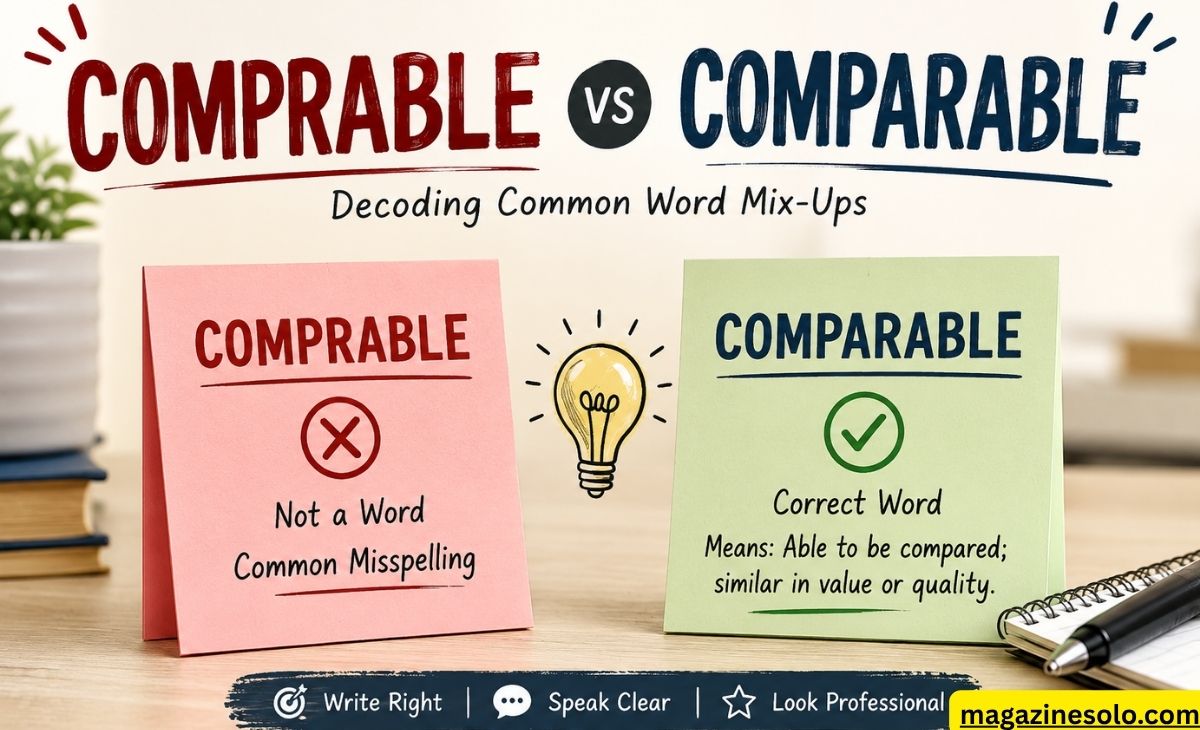 Comprable vs Comparable: Decoding Common Word Mix-Ups