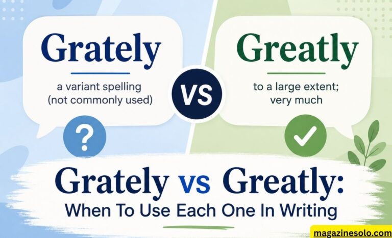 Grately vs Greatly: When To Use Each One In Writing