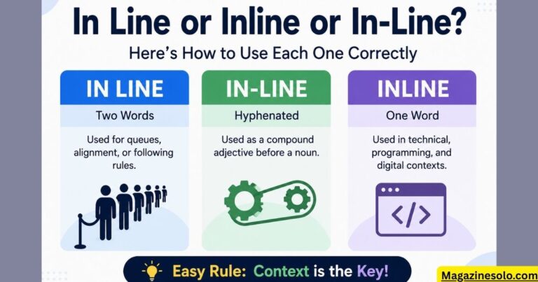 In Line or Inline or In-Line? Here's How to Use Each One Correctly