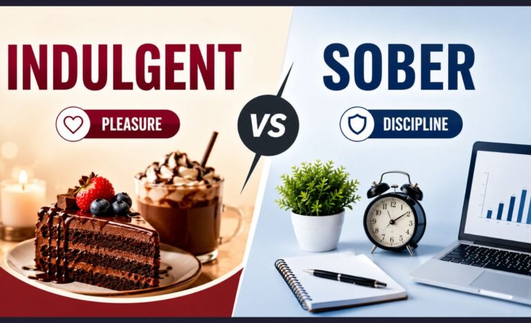 Indulgent vs Sober: Deciding Between Similar Terms