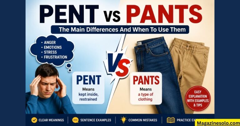 Pent vs Pants: The Main Differences And When To Use Them