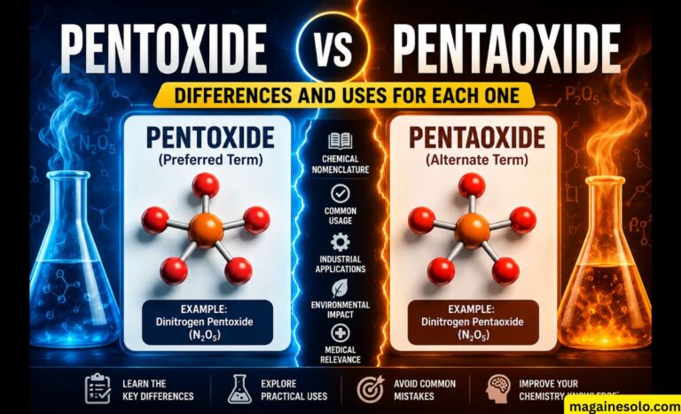 Pentoxide vs Pentaoxide: Differences And Uses For Each One