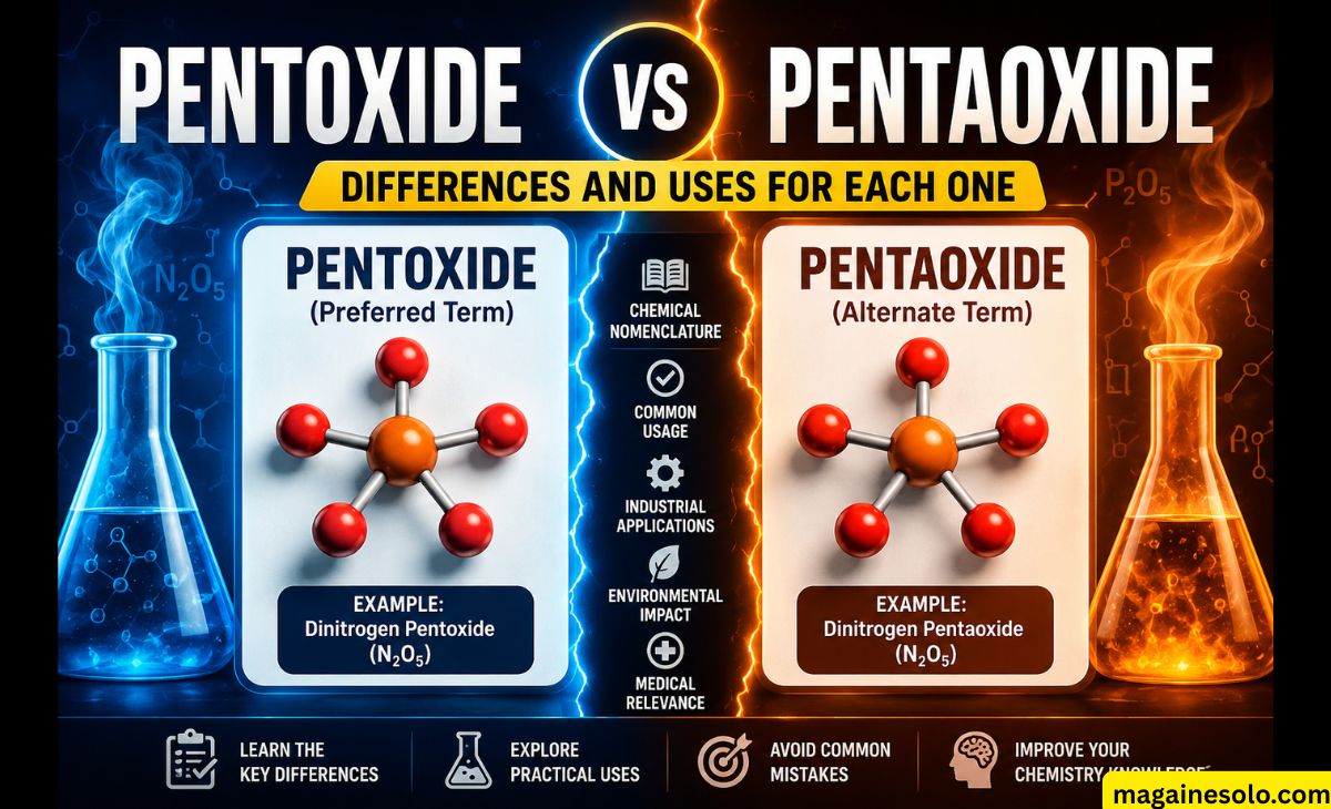 Pentoxide vs Pentaoxide: Differences And Uses For Each One