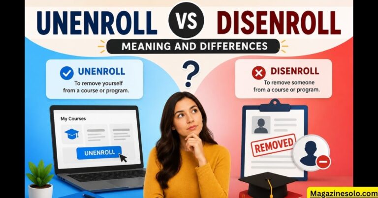 Unenroll vs Disenroll: Meaning And Differences