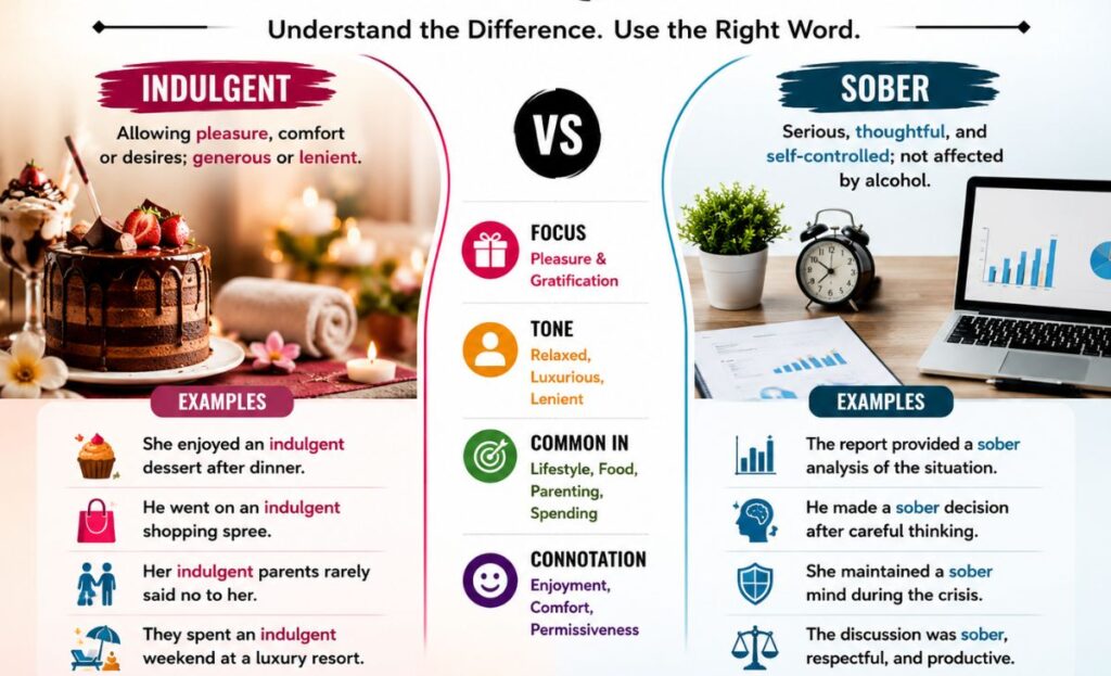 What Do "Indulgent" and "Sober" Actually Mean