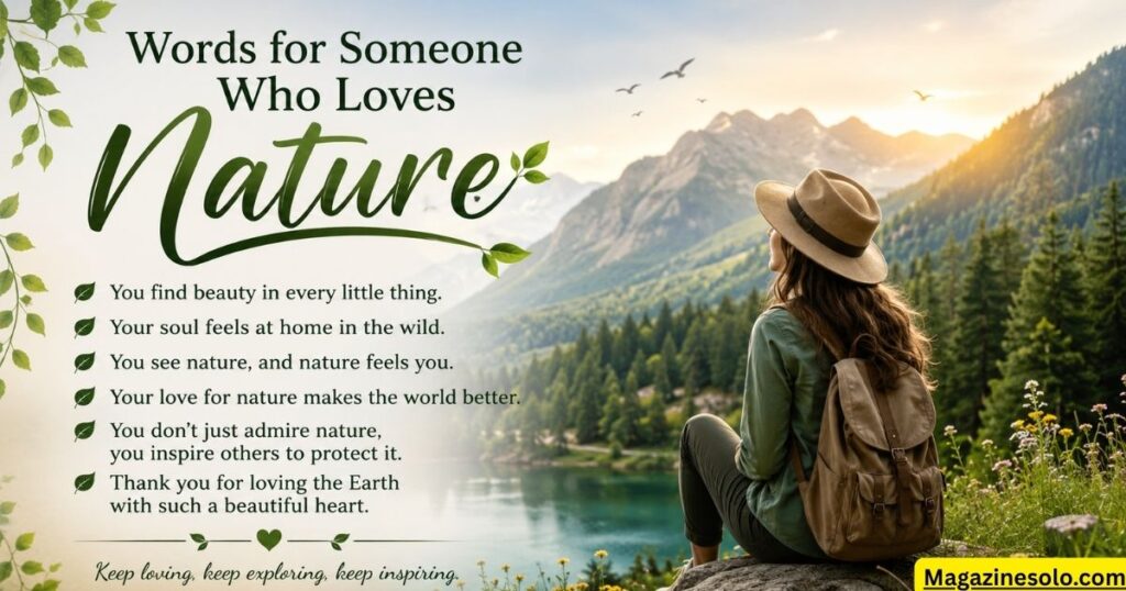 Words for Someone Who Loves Nature