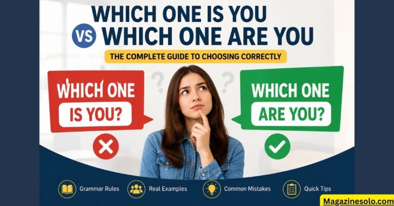 Which One Is You vs Which One Are You, The Complete Guide to Choosing Correctly