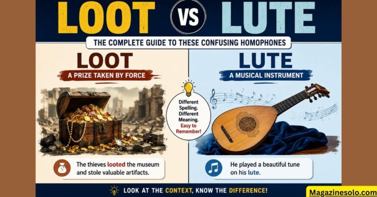 Loot vs Lute: The Complete Guide to These Confusing Homophones