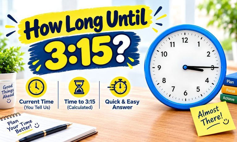 How Long Until 3:15?