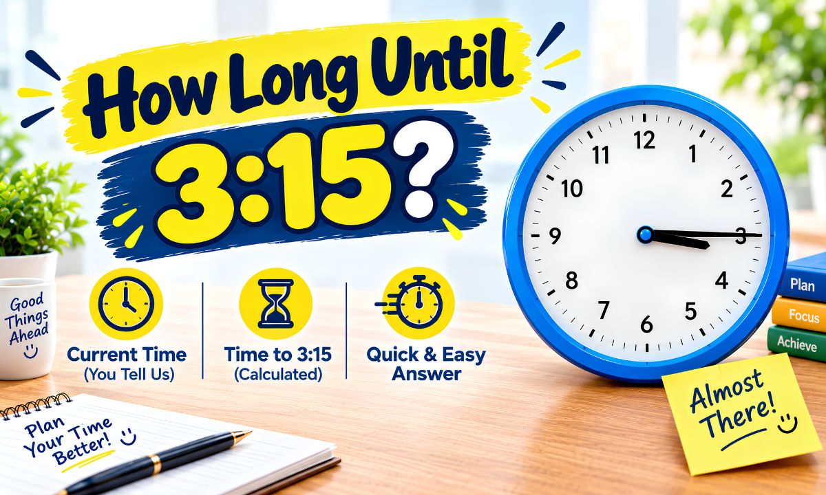 How Long Until 3:15?