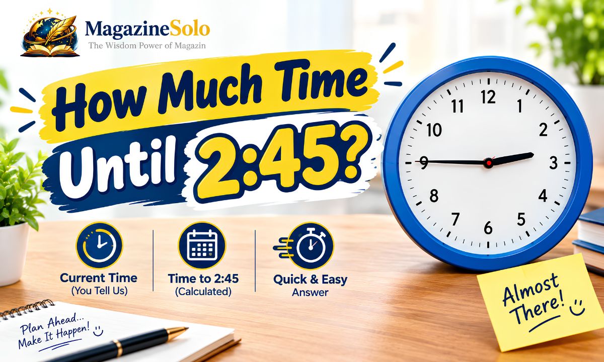 How Much Time Until 2:45?
