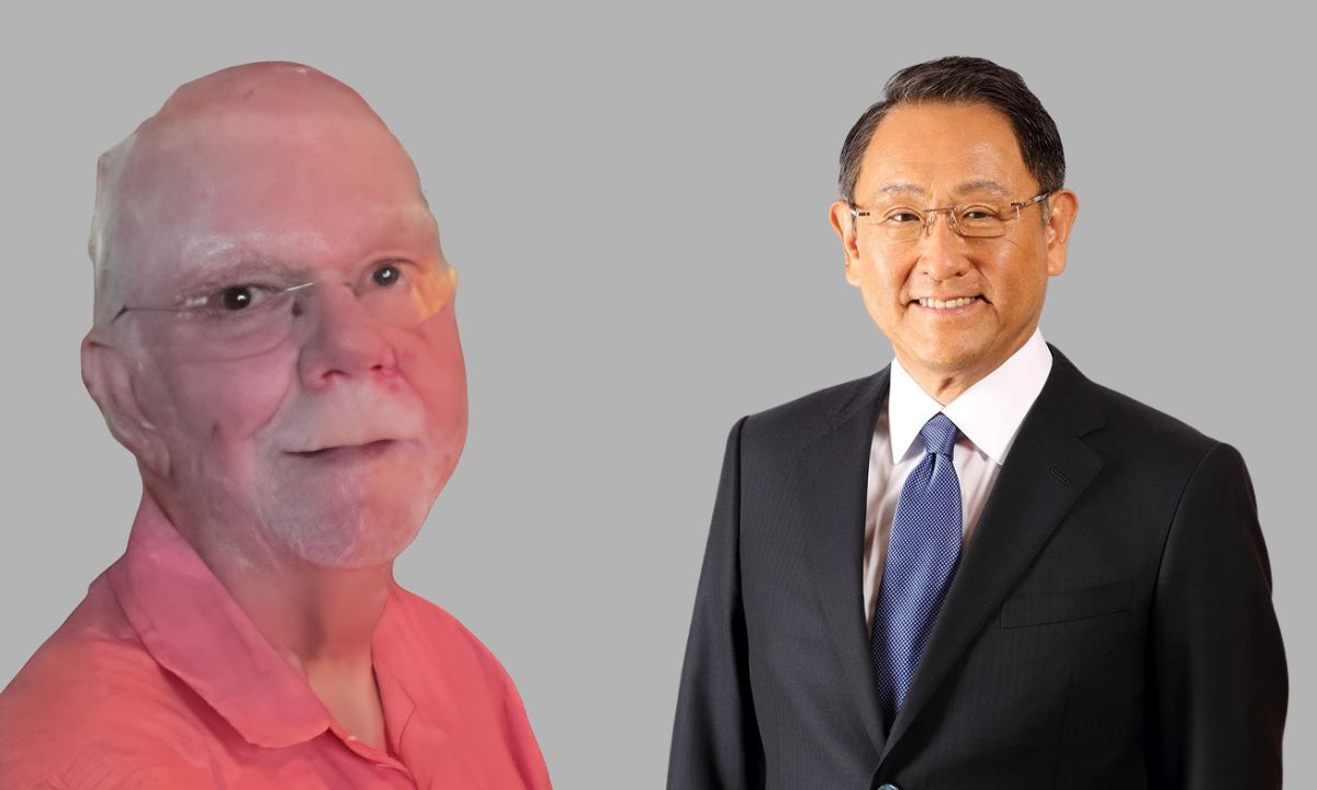 Richard Peery and Akio Toyoda